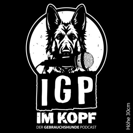 IGP im Kopf Autoaufkleber für Fahrzeuge im Hundesport