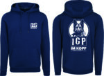 IGP im Kopf Hoodie mit Kapuze für Hundesport und Gebrauchshundesport