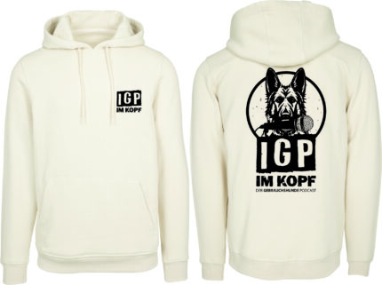 IGP im Kopf Hoodie mit Kapuze für Hundesport und Gebrauchshundesport