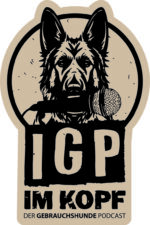 IGP im Kopf Sticker für Hundesport und Gebrauchshundesport