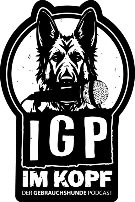 IGP im Kopf Sticker für Hundesport und Gebrauchshundesport