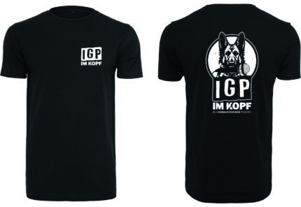IGP im Kopf T-Shirt für Gebrauchshundesport und Hundetraining